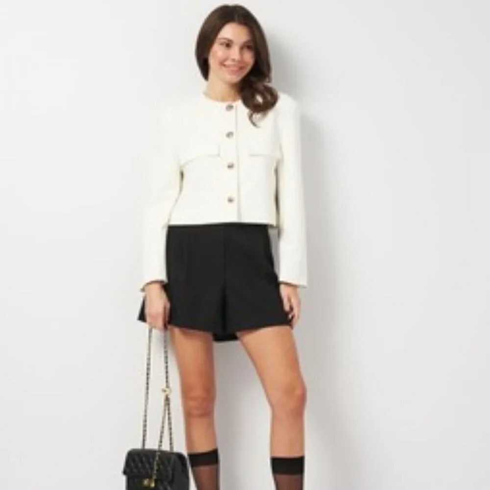 Zara  Women's shorts Black SIZE M 3103/888/800
